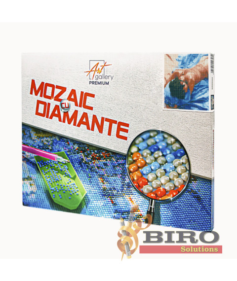 Dimineața fierbinte, 30х40 cm, mozaic cu diamante
